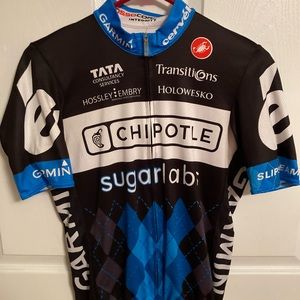 Castelli Cycling Jersey Team Garmin Chipotle